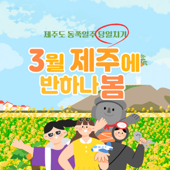 [제주당일치기] 3월 제주에 반하나 '봄' 3/7(화)