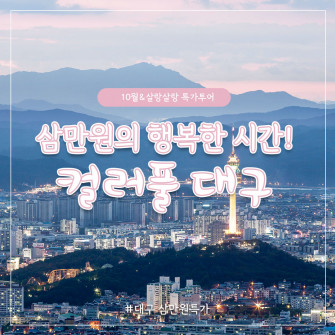 [10월31일] 살랑살랑 특가투어 - 대구